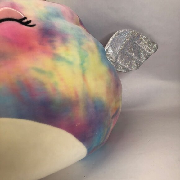 Squishmallow Jaime The‎ Tie Dye Winking Pegasus 18" Jumbo Kelly Toys Spring 2021 - Picture 2 of 11